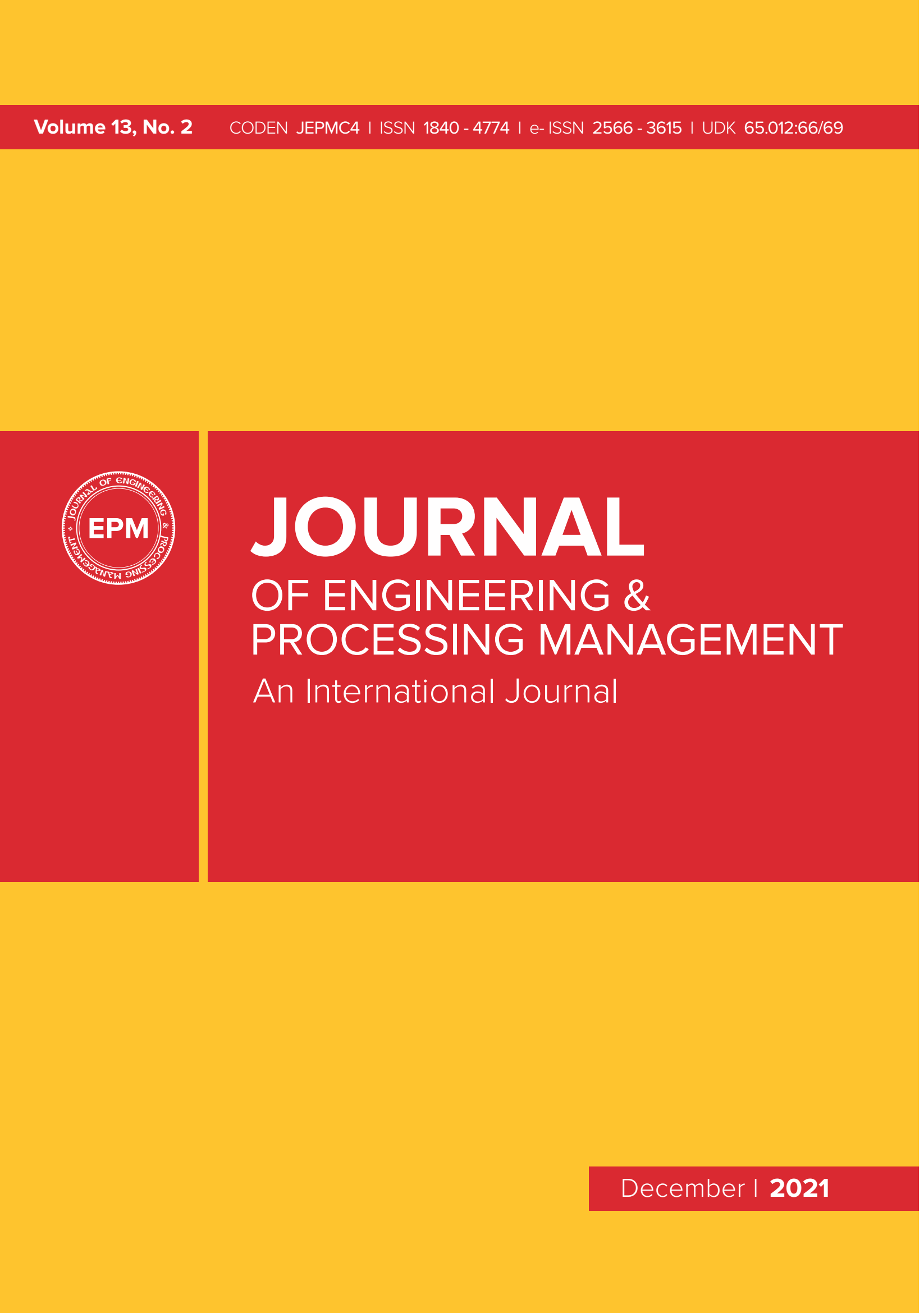 Journal of Engineering & Processing Management