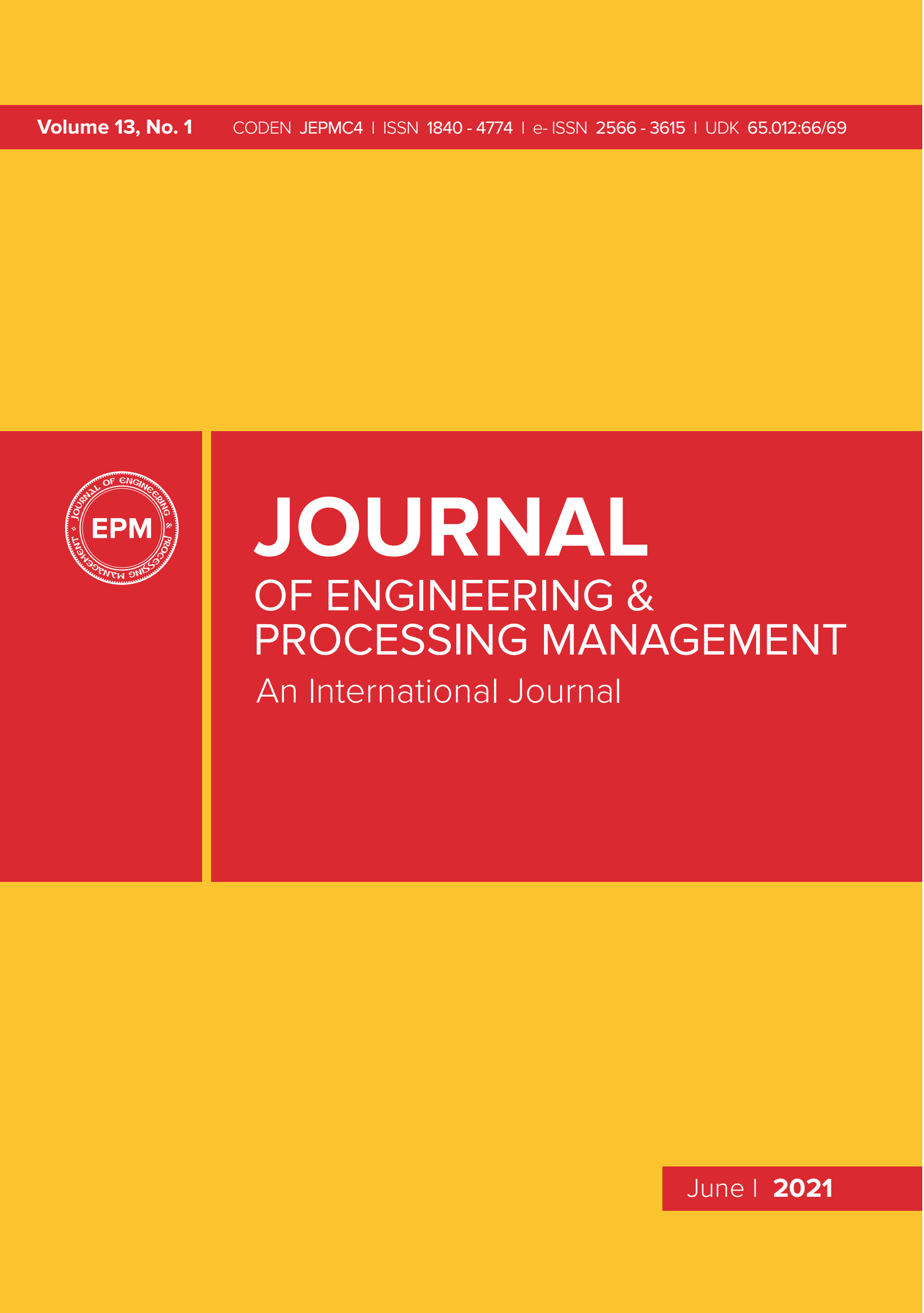 Journal of Engineering & Processing Management