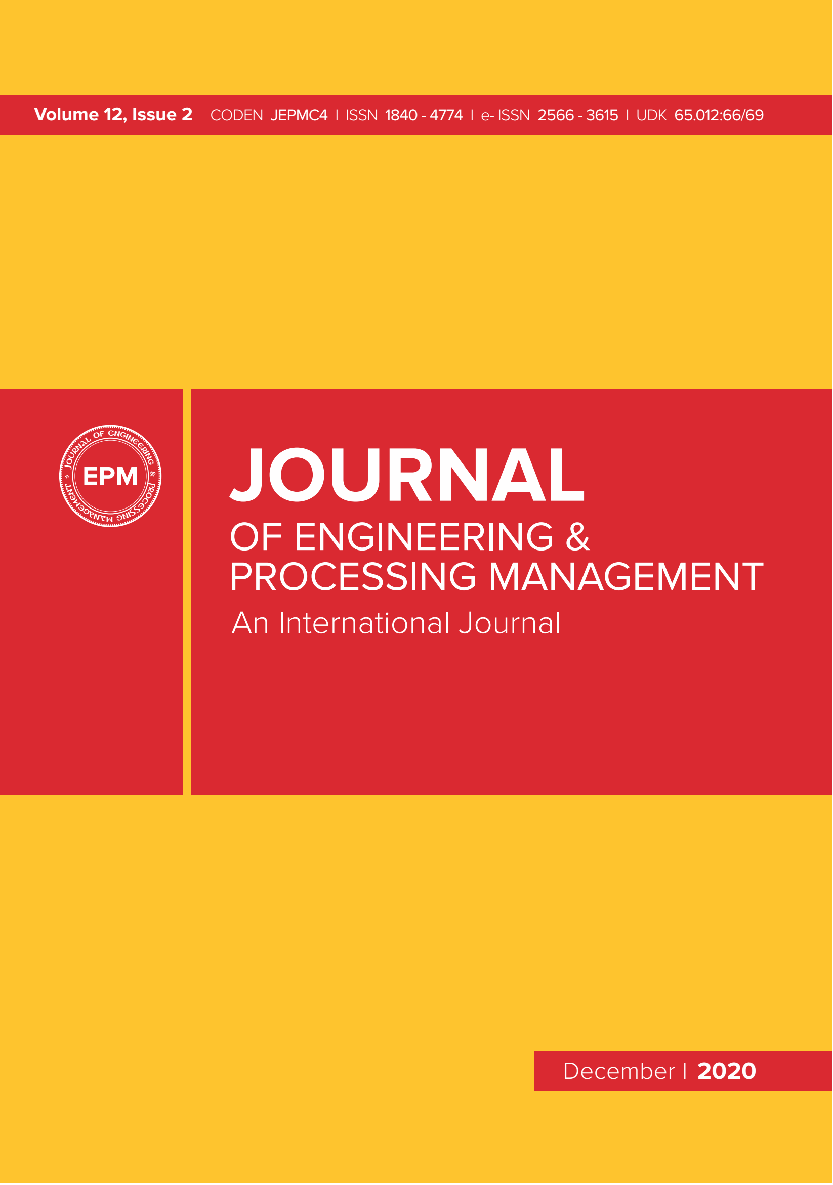 Journal of Engineering & Processing Management